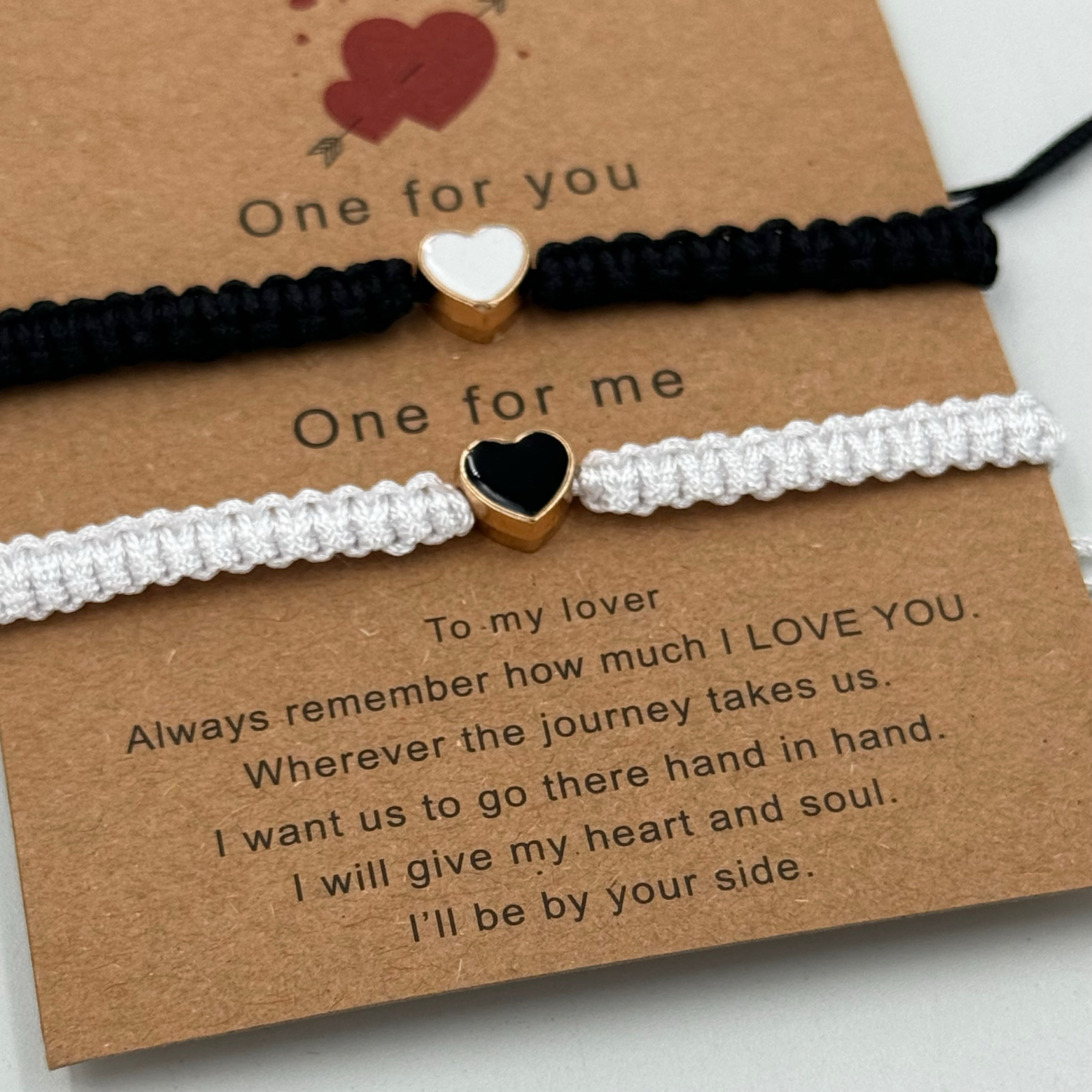 HEART BRACELETS - SET OF 2