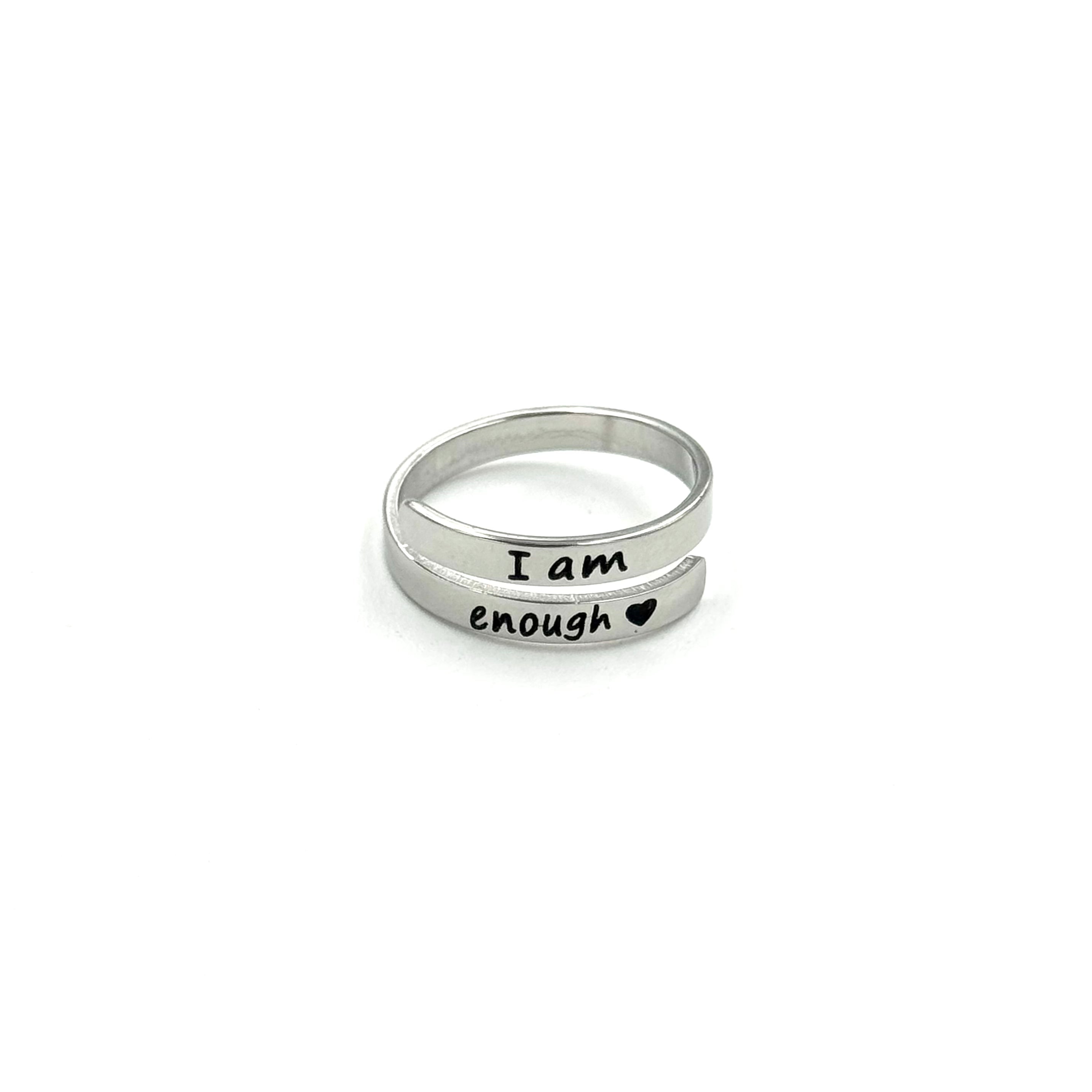 I AM ENOUGH ADJUSTABLE RING