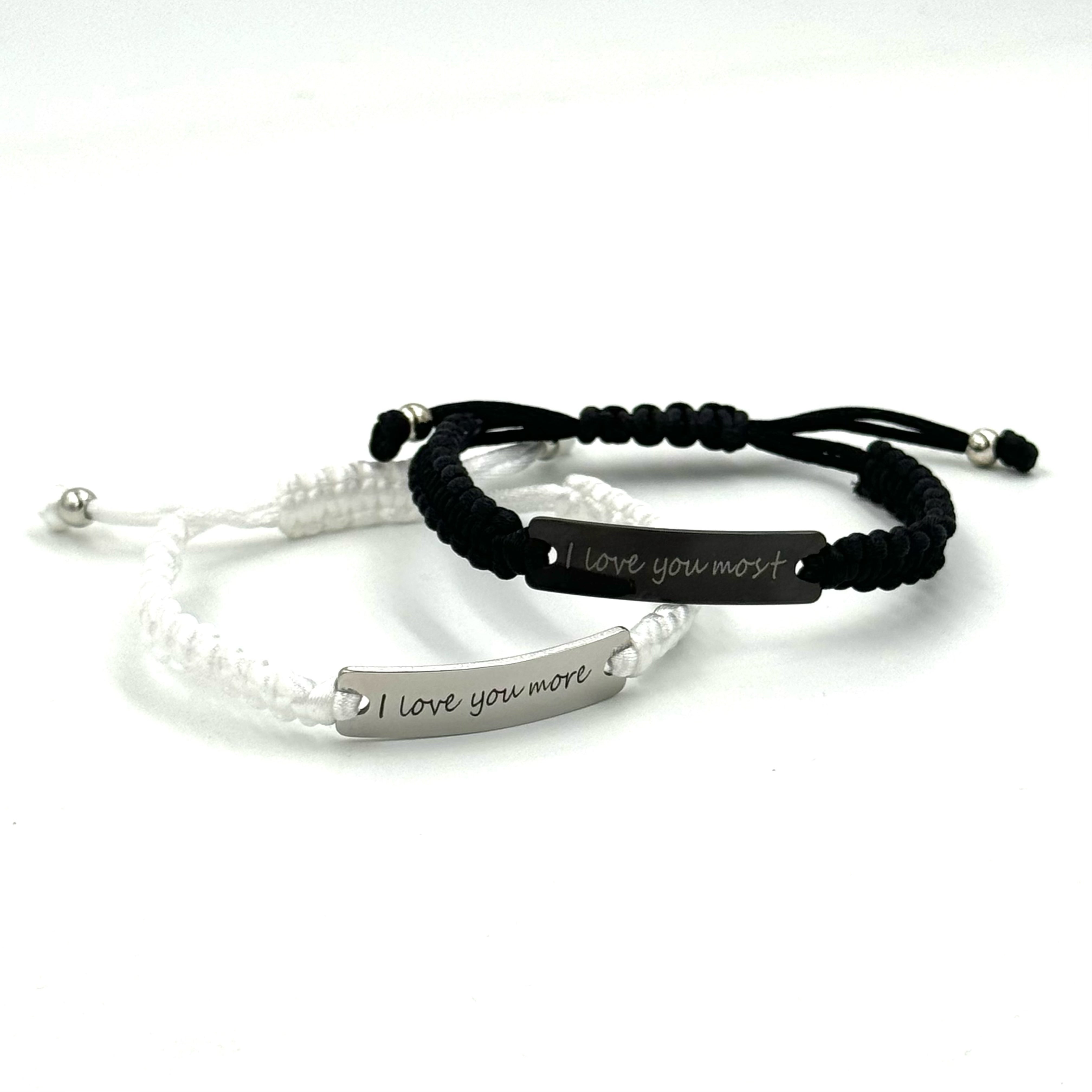 ‘I Love You’ Couple Bracelets - Set of 2