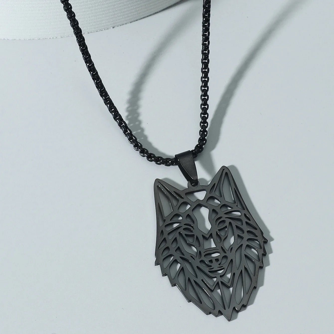 Wolf Head Necklace - Funkish